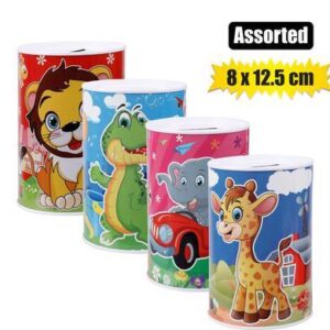 Tin Money Bank Assorted