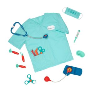 Doctor’s Kit Deluxe Doctor Set w/Scrubs Top & Mask - Image 2