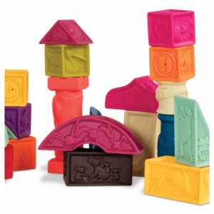 Toys Elemenosqueeze Educational Baby Blocks - 26 Blocks
