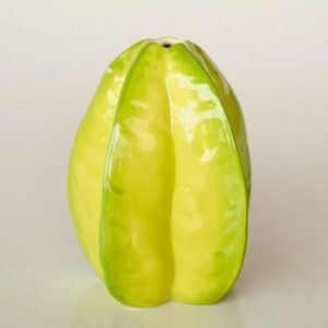Yellow & Green Ceramic Fruit Vase