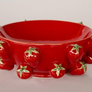 Red Strawberry Fruit Bowl