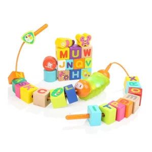Caterpillar Lacing Blocks