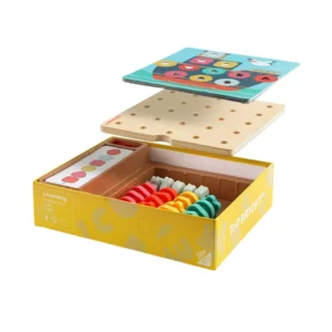 Rainbow Stack & Lacing Sequencing Button Box - Image 4
