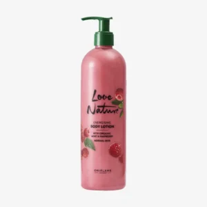 Love Nature Energizing Body Lotion with Organic Mint & Raspberry