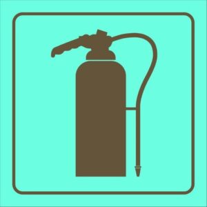 Photoluminescent Sign – Fire Extinguisher
