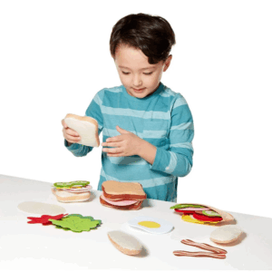Felt Play Food Sandwich Set - Image 3