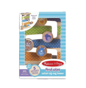 First Play Safari Zig-Zag Tower Early Development Toy