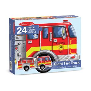 Giant Fire Truck Floor Puzzle (24 pc) - Image 2