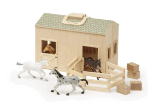 Fold and Go Wooden Horse Stable