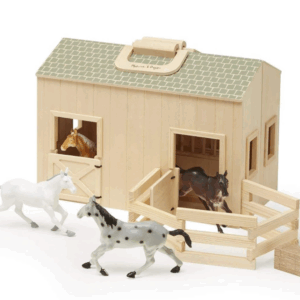 Fold and Go Wooden Horse Stable