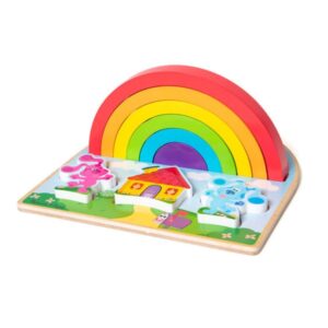 Blues Clues Wooden Rainbow Stacking Set - Image 8