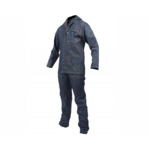 Overall 2pc Denim