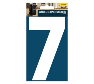 Wheelie Bin Number Adhesive Sign - Image 5